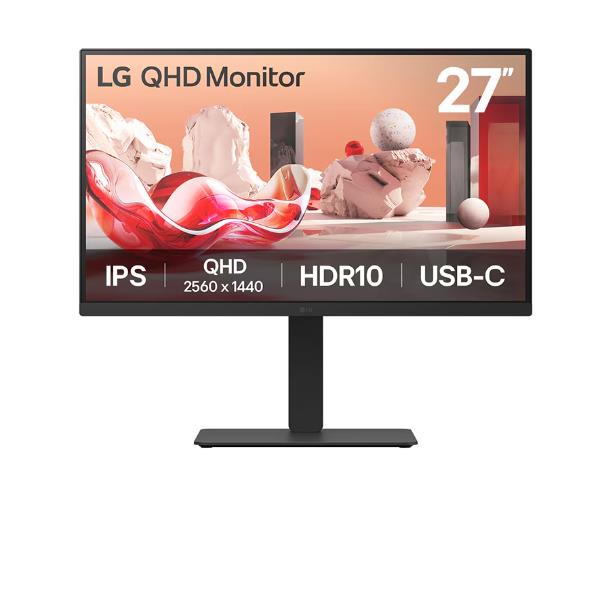 Monitor LG de 27" IPS con USB-C Regulable 2 HDMI Multimedia Vesa